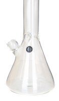 Boost Pro Glasbong 18,8er - Erlenmeyer - Grüne Schrift - H 55 cm D 50 mm WS 5 mm - ICE