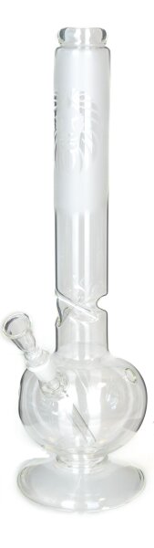 Rasta Lion Glasbong 18,8er - Bouncer Sandgestrahlt - H 46 cm D 55 mm WS 3 mm - ICE