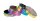 Grace Glass Amsterdam Pollinator Grinder - Leaf & Amsterdam Schriftzug - Rainbow - D 50 mm