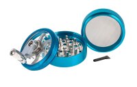 Pollinator Grinder mit Kurbel 4-tlg. H 45 mm D 60 mm - Hellblau