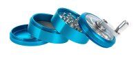 Pollinator Grinder mit Kurbel 4-tlg. H 45 mm D 60 mm - Hellblau