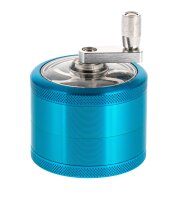 Pollinator Grinder mit Kurbel 4-tlg. H 45 mm D 60 mm - Hellblau