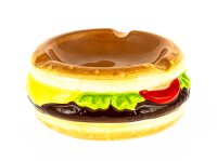 Keramikaschenbecher "Hamburger" D 11 cm H 5 cm