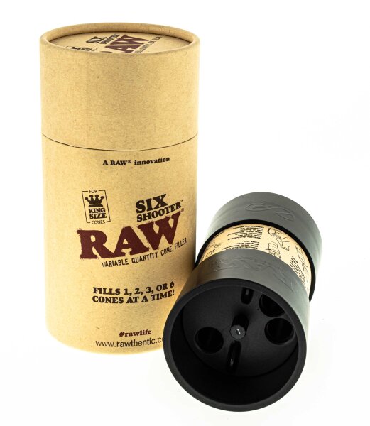 RAW Six Shooter - Hülsenfüller - für King Size Cones