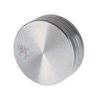 Black Leaf Alugrinder D 50 mm Farbe: Grau
