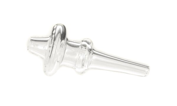 Carb Cap mit Durchzug/Loch "Dabber" D 28 mm - Klar