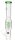 Grace Glass Glasbong 18,8er - OG Series Green Tower - Spiral Percolator - H 38 cm D 55-45 mm WS 5 mm