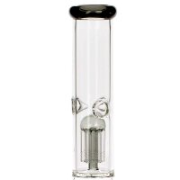 Amsterdam Glasbong 18,8er auf 14,5er - Limited Edition Clear Beaker- 1x Baum-Percolator - H 32 cm D 5