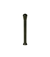 Ziehrohr aus Aluminium L 60 mm D 2,5 mm - Schwarz