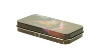 Metalldose - DJ Cat / Pussy Vinyl - 120x65x20 mm - Bedruckt innen Silber