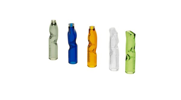 Atomic Glastip - versch. Farben - L 3,5 cm