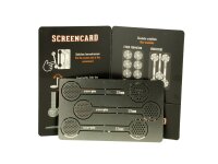 Scorpio Screencard Edelstahlsiebe - Premium - 3x 15 mm - Hängesiebe