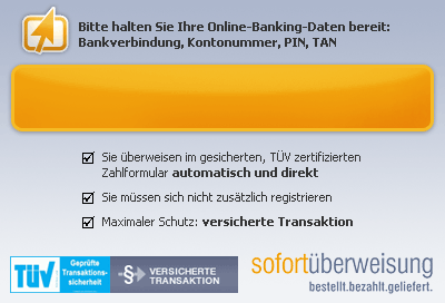 Sofortueberweisung Zahlungsinfobanner